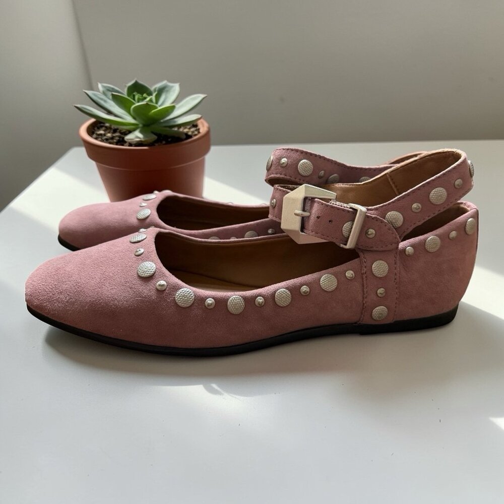 Free People Women's Mystic Mary Jane Rose Color Flats NWOB (MSRP 148) Size 6 - Picture 1 of 9